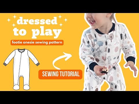 MATEI - DIY Baby Onesie Pattern [ Video Tutorial + PDF Sewing Pattern ]