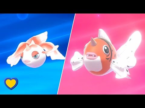 HOW TO Evolve Goldeen into Seaking in Pokémon Sword and Shield