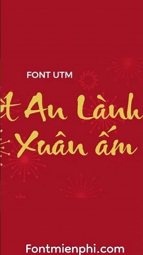 Font chữ thư pháp Tết đẹp 2026 – Tổng hợp font câu đối, banner Tết tại FontMienPhi com #fontstyle