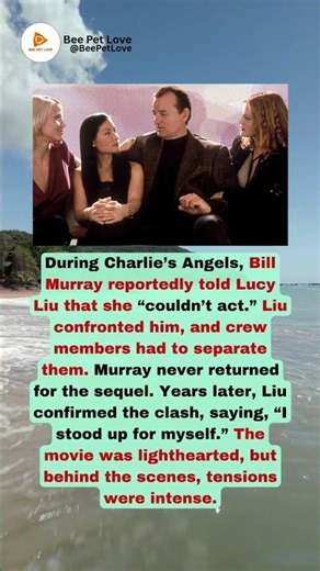 The Behind the Scenes Fight on Charlie’s Angels Bill Murray and Lucy Liu