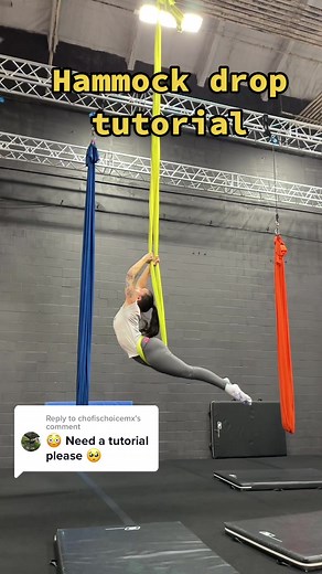Aerial Hammock Drop Tutorial for Adrenaline Fitness