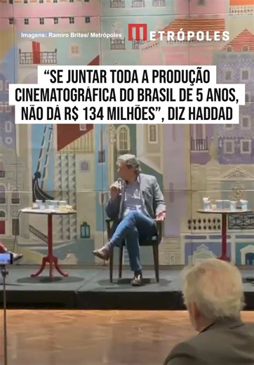 Pré-candidato ao governo de São Paulo, Fernando #Haddad (#PT) ironizou o valor pedido por Flávio #Bolsonaro (PL) ao dono do Banco Master, Daniel Vorcaro, para financiar um filme sobre o ex-presidente Jair Bolsonaro. A fala ocorreu nesta quarta-feira (13/5), durante sabatina organizada pelo Movimento Direitos Já, na Casa de Portugal, uma casa de eventos no bairro da Liberdade, no centro de São Paulo. Haddad ainda mencionou o triplex comprado pelo senador por Ciro Nogueira (PP-PI) em São Paulo. Co