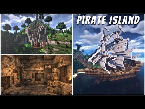Minecraft: Building A Pirate Cove - Skull Island