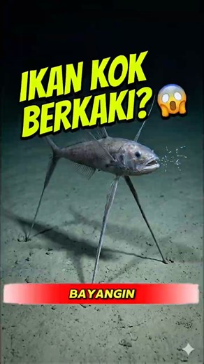 Why Do Fish Get Too Lazy to Swim? Meet the Tripod Fish! 😱