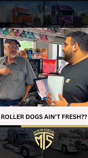 Uncle Rob left when he found out the roller dogs aren't fresh... 😭🌭 | Merdzic Transportation Services, Inc.