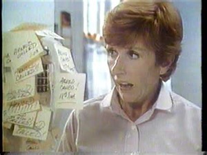 1984 3M Post-It Note Pads "She makes it stick" TV Commercial