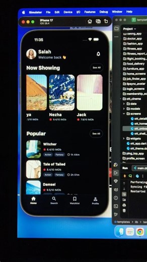 “This OTT App UI Looks Better Than Netflix?! 😳🔥 Flutter UI”