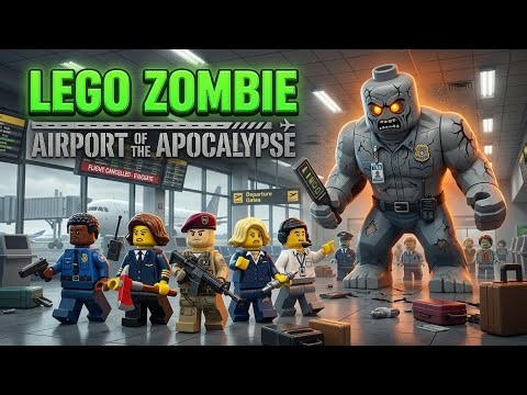 Zombie Outbreak: Airport Of The Apocalypse | LEGO Zombie Animation | Full Episode 9