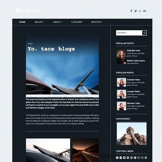 Blogging Website Design 109 Hulak Digital