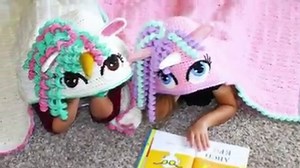 HOODED UNICORN CROCHET BLANKETS...so cute!! Get the pattern (affiliate)—> https://rstyle.me/n/c7vv2pb6dpf . | Crafty Morning