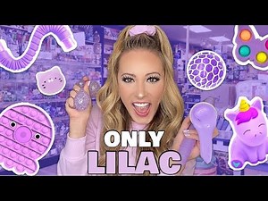 LILAC ONLY FIDGET SHOPPING CHALLENGE 🦄🍬🔮