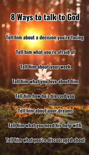 8 Ways To Talk To God 🙏🏼❤️ #prayer #jesus