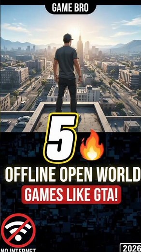 Top 5 Best Open World Offline Games Like GTA! 🔥 (2026 Edition)