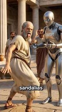 😱¿ Qué pasarias si Chat Gpt fuera Ala Antigua grecia 😳? #inteligenciaartificial #viral