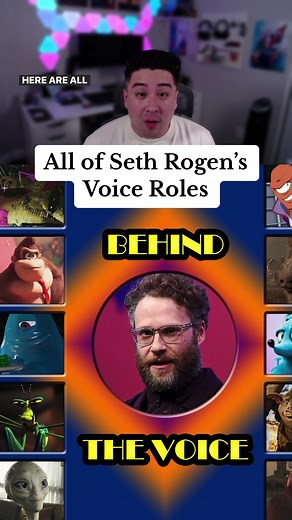 Here are all of Seth Rogen’s voice roles! #invincible #supermariobros #sethrogen #voiceactor