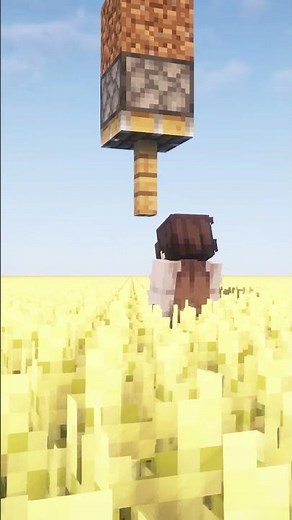 Scarecrow Mini Build in Minecraft #shorts