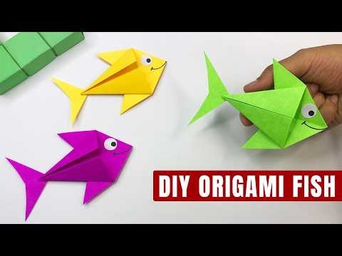 How to Make a DIY Origami Fish: Easy Paper Craft Tutorial for Beginners