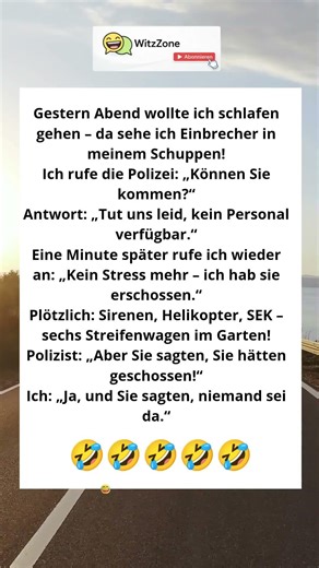 Einbrecher im Schuppen 😄