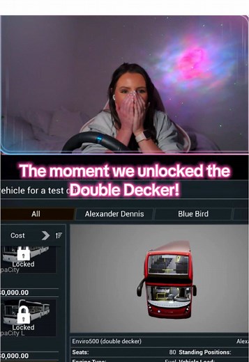 We did it guys 🥺 You just had to be there! What a night! We finally unlocked the Double Decker on Bus Simulator 21! #bussim21 #doubledeckerbus #simulatorstream