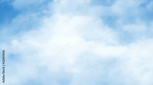 Loopable flight through sky - cg animation