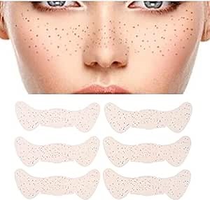 Frecklyz Waterproof Freckles - Pack of 6 Temporary Tattoo Face Stickers - Natural Looking Fake Tattoos Freckle Patch - Waterproof Makeup Accessories for Women