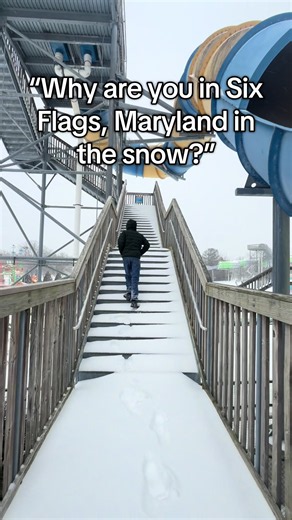 Six Flags Maryland abandoned in snow — why explorers visit
