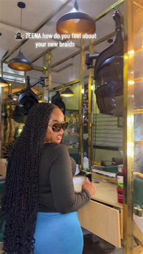 I love my new braids from @Zeena_beautyplace 🥰 #fyp #BRAIDS #Newhair #raindance #dance