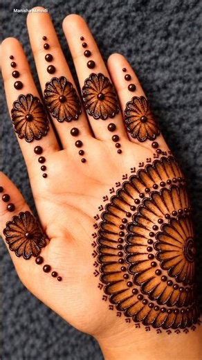 😱🔥Simple Mehndi Design Tutorial#newmahendi#viralvideo#creativehenna#hennamagic#trending#mehndidesign