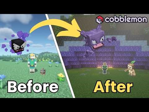 I Evolved My Team in Minecraft Pokemon!