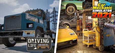 Save 59% on Driving Life x Car Mechanic Simulator 2021 on Steam