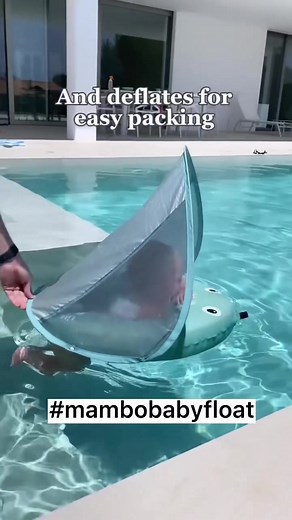 Self-Inflating Mambo Baby Float for Family Fun