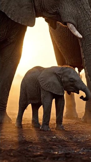 Baby Elephant’s First Steps | A Touching Wildlife