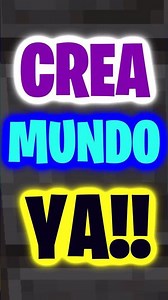 🖖👽Como CREAR un MUNDO en Minecraft BEDROCK👽👌 #datwinxd
