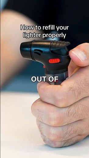 How to refill your lighter properly! #lighters #butane #refill