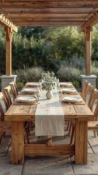 SPRING TABLE DECOR #4 | Rustic Outdoor Patio Table