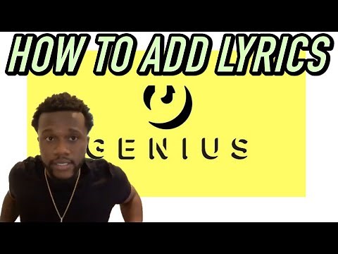 HOW TO ADD SONG LYRICS TO GENIUS📝🎧 | GENIUS LYRICS