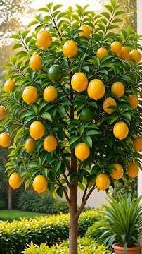 Grow Lemon Tree Faster at Home 🍋 (Simple Tricks That Work) #lemontree #gardening #farming