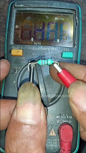 check the inductor with a digital multimeter #electronictricks #tips #trend #coil #inductor