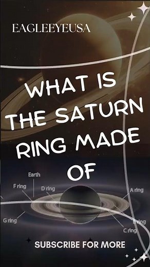 what are saturn's rings made of ? (the solar system shorts)