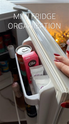 Restocking Mini Fridge😍♥️#asmr #restock #minifridge #fridgeorganization #snacks #grocery #viral