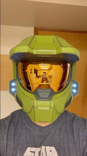 Halo Infinite Master Chief Helmet from Jazwares with lights and sound #halo #haloinfinite #cosplay