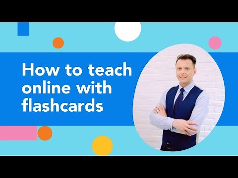How to teach online with flashcards