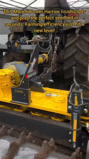 Powerful Moreni Power Harrow Transforming Tough Farm Soil