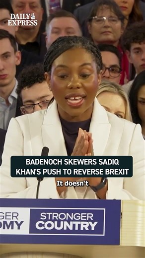 Kemi Badenoch slammed Sadiq Khan for urging Labour to campaign on rejoining the EU 🔴