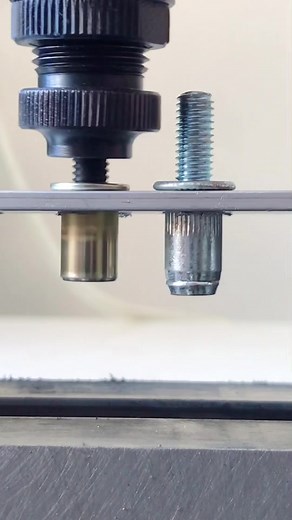 Efficient Metal Plate Fixing with Nuts and Screws