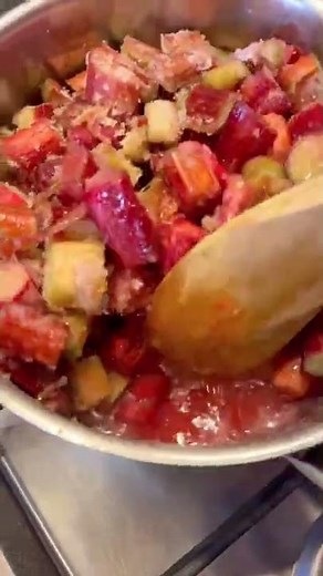 Confiture à la Rhubarbe #shorts