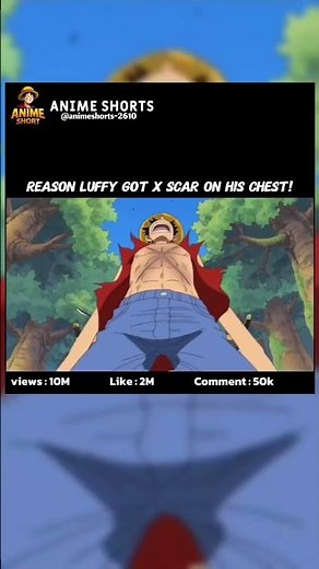 The Real Reason Behind Luffy’s X Scar 💥 | One Piece Mystery Explained 😱🔥