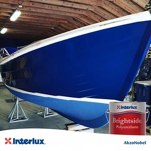 One of our favorite options for topside paint: Brightside gives a sprayed-on finish when brushed on in thin coats. https://fal.cn/3f1bZ | Interlux Yacht Paint