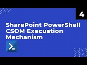 SharePoint PowerShell CSOM Execuation Mechanism