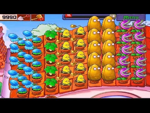 PLANTS VS ZOMBIES | LAST STAND ROOF | PLANTS VS ALL ZOMBIES FULL HD GAMEPLAY